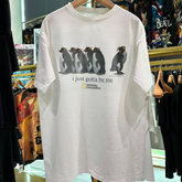 2001 'I Just Gotta Be Me' Rockhopper Nat Geo Rare Washed White T-Shirt