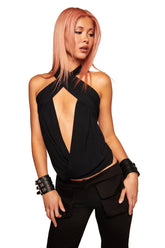 SERREN TOP - BLACK