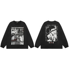 American ERD melancholy rich second-generation trendy brand cleanfit hem rolled edge long sleeved Vibe high street T-shirt couple style (25)