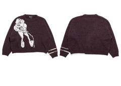 ERD's melancholic second-generation American niche cashmere blend jacket, knitted sweater, round neck men's and women's fashion (2)