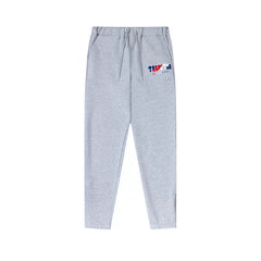 Trapstar autumn and winter casual sports suit hooded sweatshirt pants pullover simple letter drawstring top pants (6)