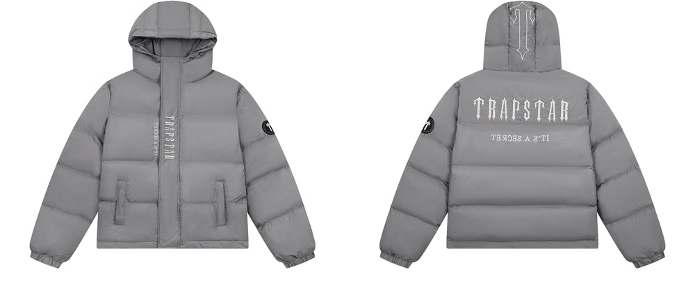 Trapstar Autumn/Winter Breadms, Cotton Robes, Warmth, Thickened Hooded Zipper, Small American Trendy Brand High Street Top, Trendy (12)