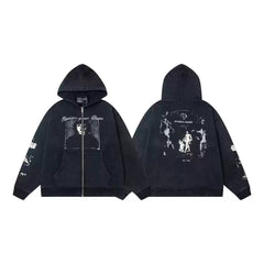 Erd hooded sweatshirt melancholic rich second-generation versatile loose hoodie trendy ins autumn/winter 2025 new European and American fashion brand (50)