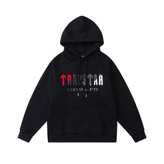 Trapstar autumn and winter casual sports suit hooded sweatshirt pants pullover simple letter drawstring top pants (13)