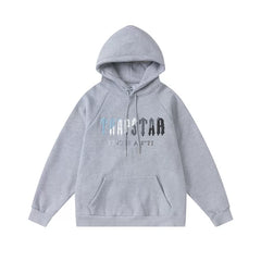 Trapstar autumn and winter casual sports suit hooded sweatshirt pants pullover simple letter drawstring top pants (11)