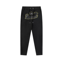 Trapstar niche trendy brand sweatshirt trousers sports leisure suit men and women couple autumn and winter plus velvet letter embroidery (55)