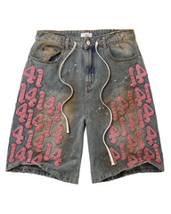 Vale Forever Lucky Charms Jorts Pink