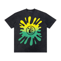 Hellstar Evil Santa Graphic Oversized T-Shirt - Black