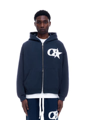 CB STAR ZIPPED HOODIE