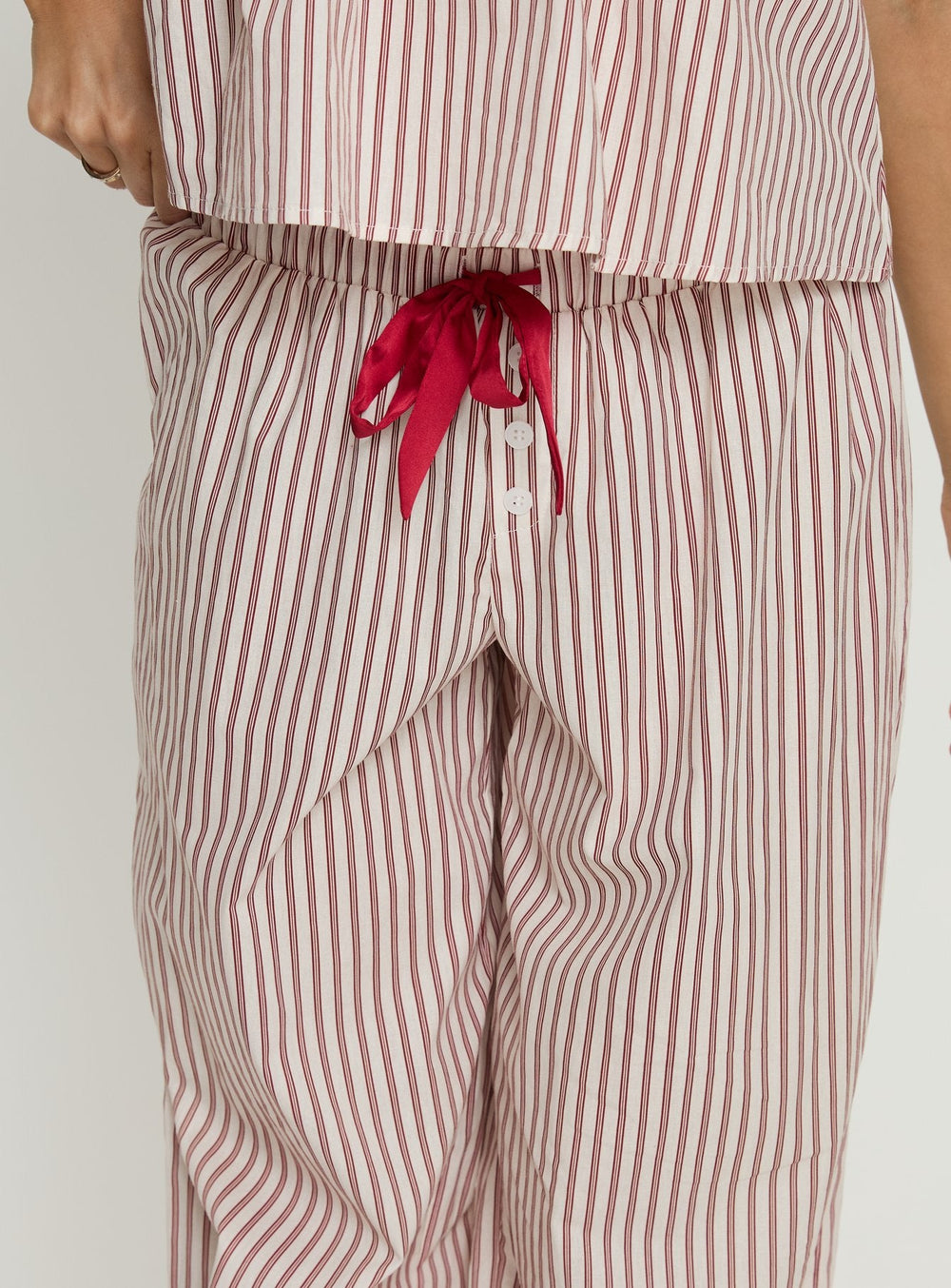 Chill Club Sleep Relaxed Pants Red / White Stripe