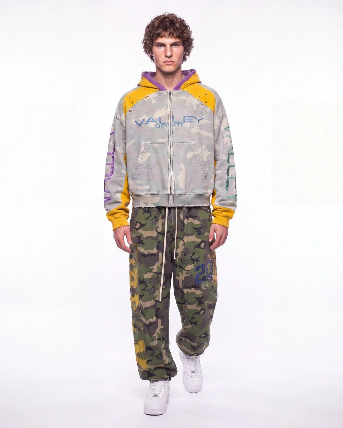 Vale Forever Kamo 2000 Sweatpants — Green Camo