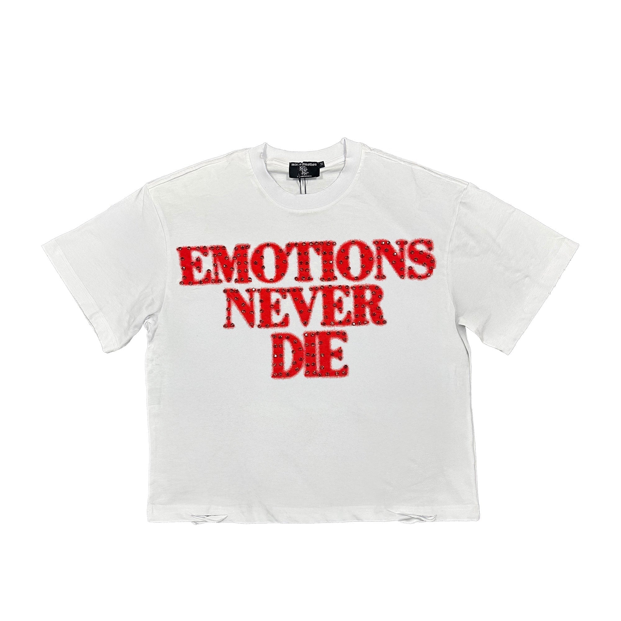 Red ‘End’ Rhinestone Tee