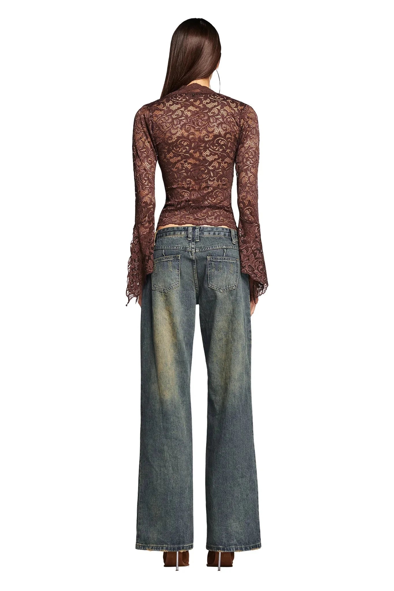 GEMMA TOP - NEUTRAL : CHOCOLATE