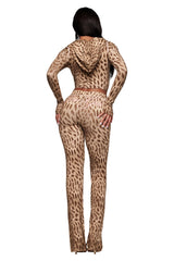 BLARE TRACKPANT - BLAZE CHEETAH