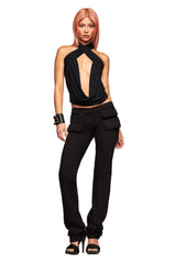 SERREN TOP - BLACK