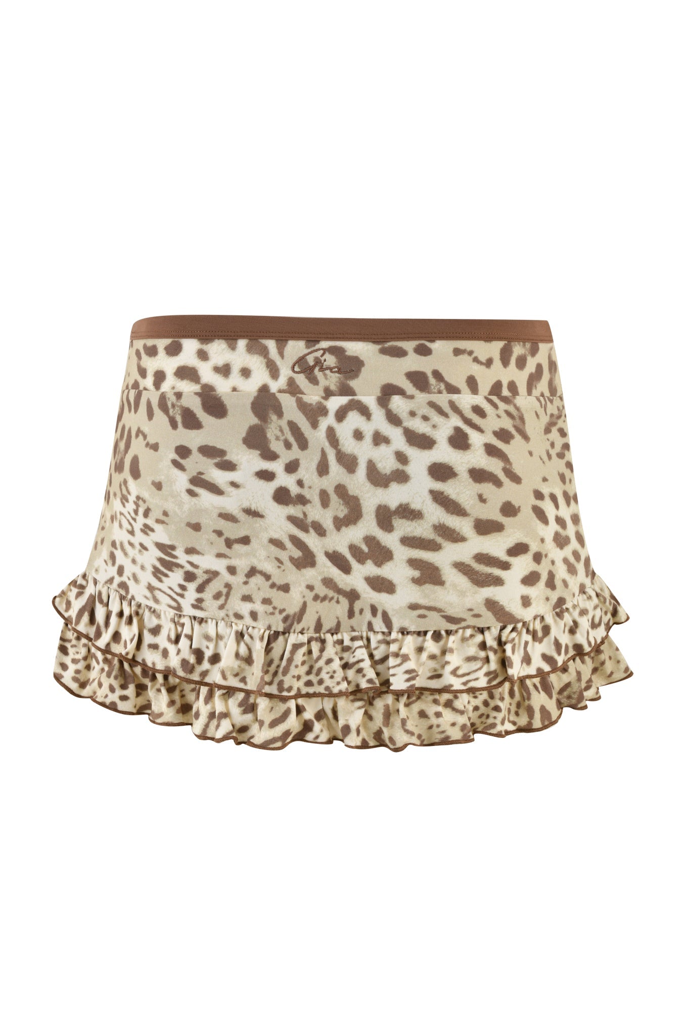 MICHELLE SKORT - NEUTRAL : LEOPARD LIMBO