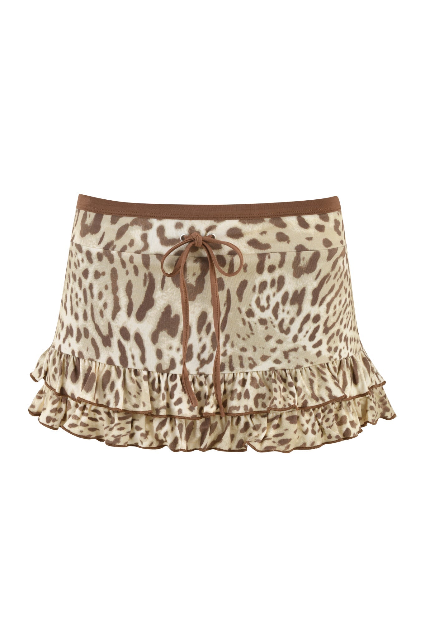 MICHELLE SKORT - NEUTRAL : LEOPARD LIMBO