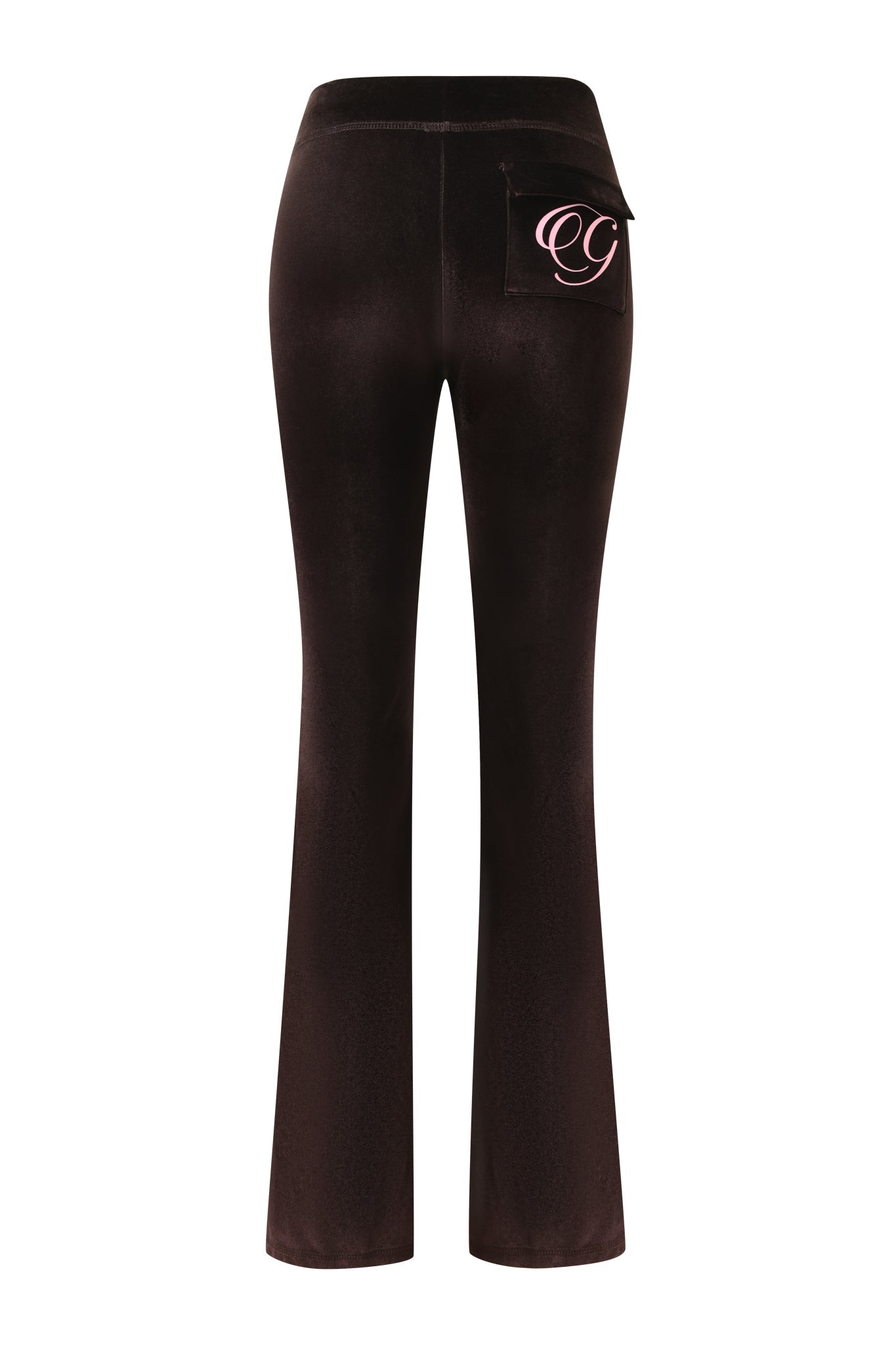 BLARE VELOUR POCKET TRACKPANT - CHOCOLATE