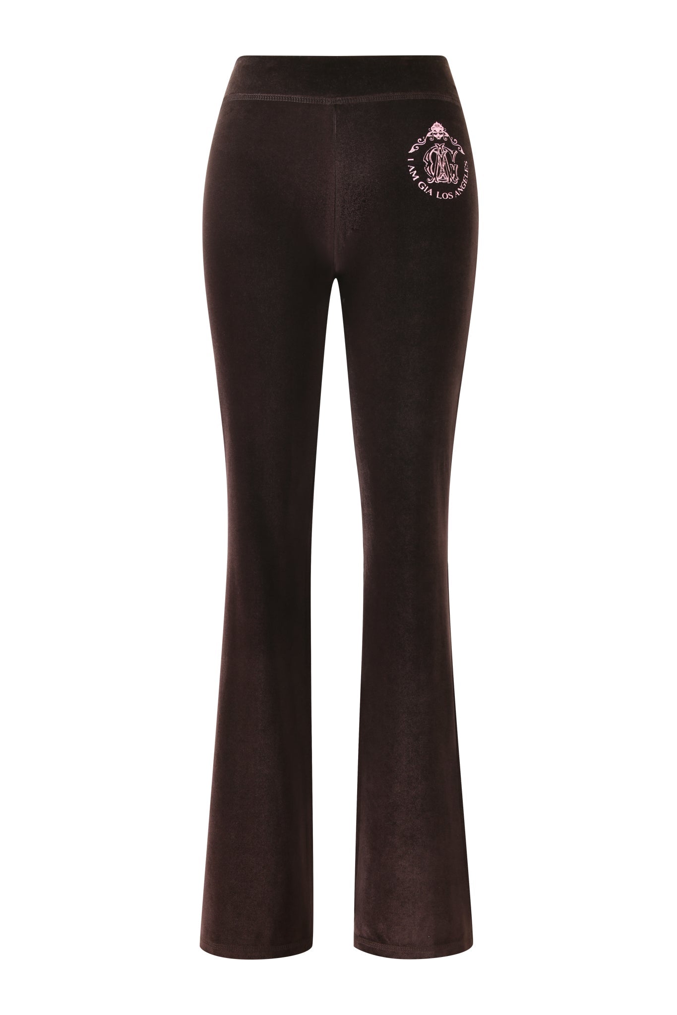 BLARE VELOUR POCKET TRACKPANT - CHOCOLATE