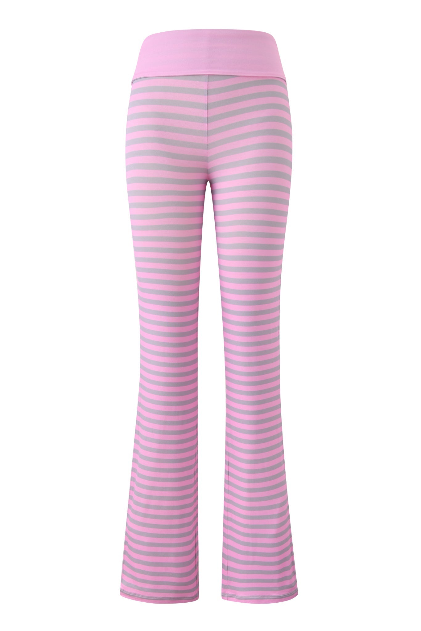 BLARE FOLDOVER TRACKPANT - LIGHT PINK STRIPE