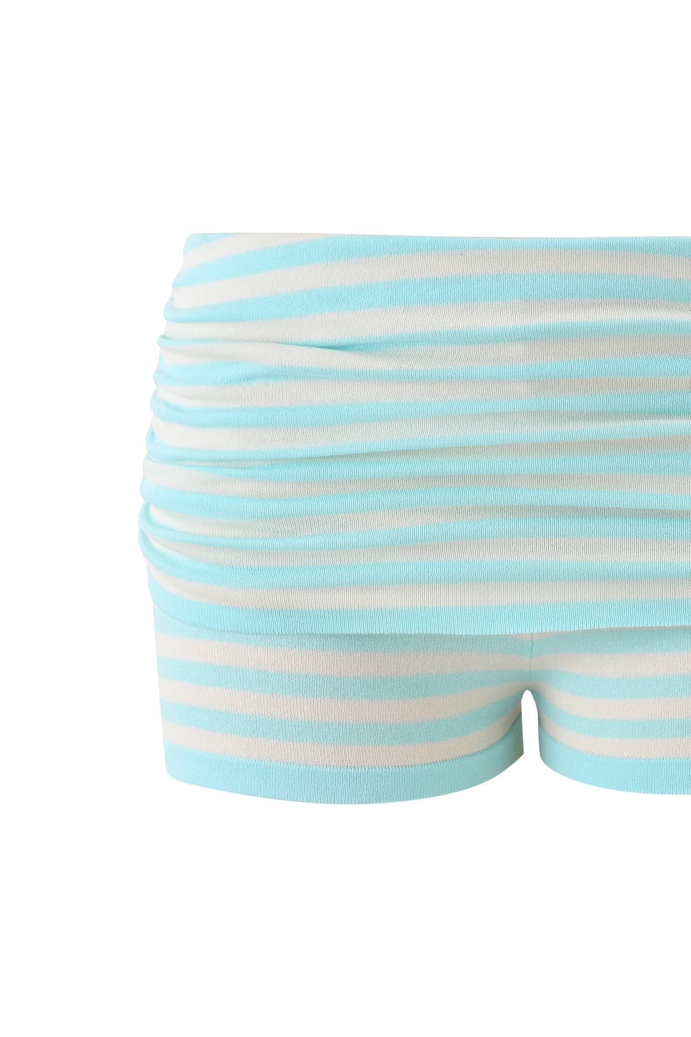 ZINNIA SHORT - BLUE AND IVORY