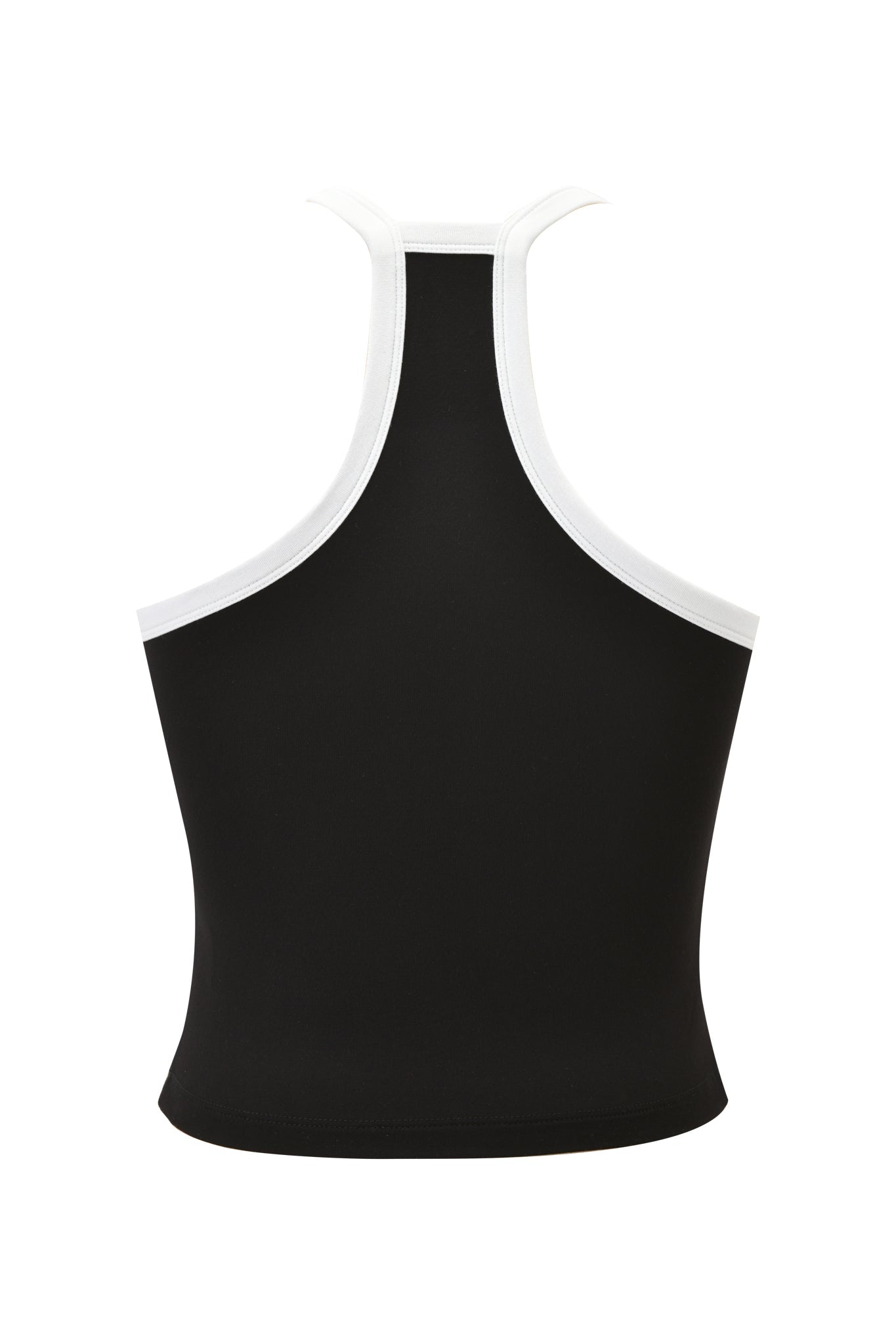 BLARE V-NECK TANK - BLACK AND WHITE