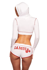 BLARE DOLPHIN SHORT - WHITE