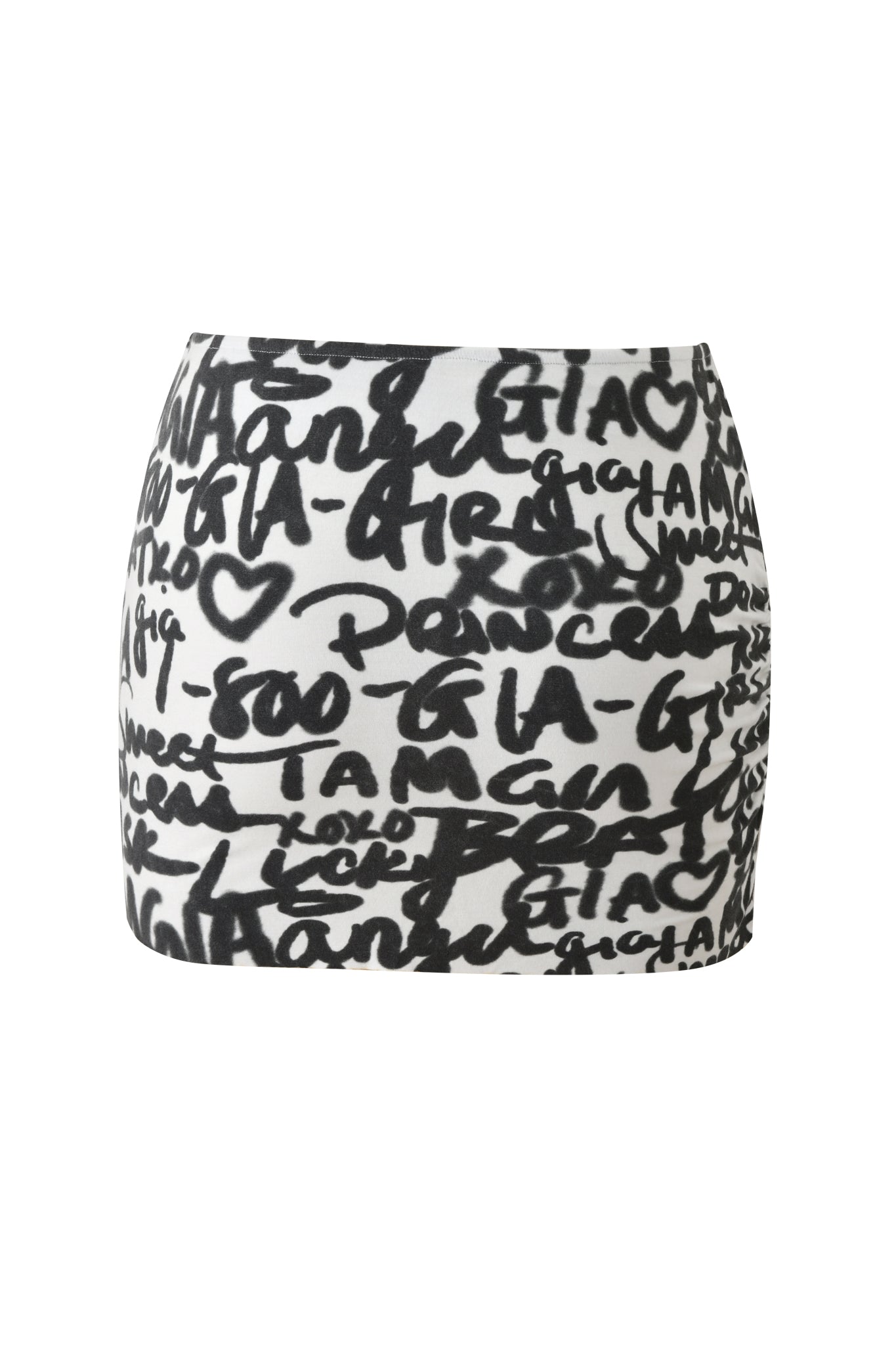 HONEY MACRAME MINI SKIRT - WRITING ON THE WALL