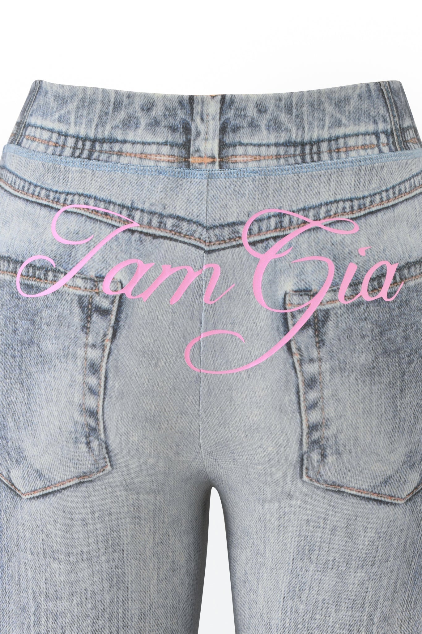 BLARE TRACKPANT - DENIM TROMPE L'OEIL