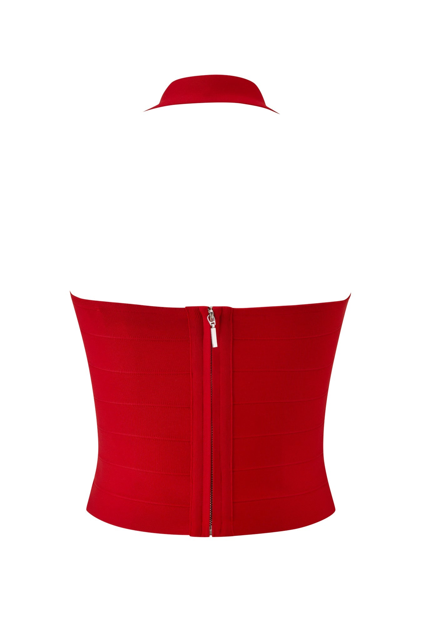 AIDEN BANDAGE TOP - RED