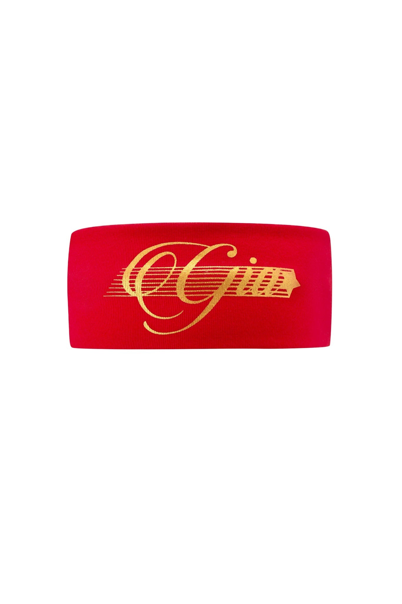 NOVIA LACE-UP T-SHIRT AND HEADBAND - RED