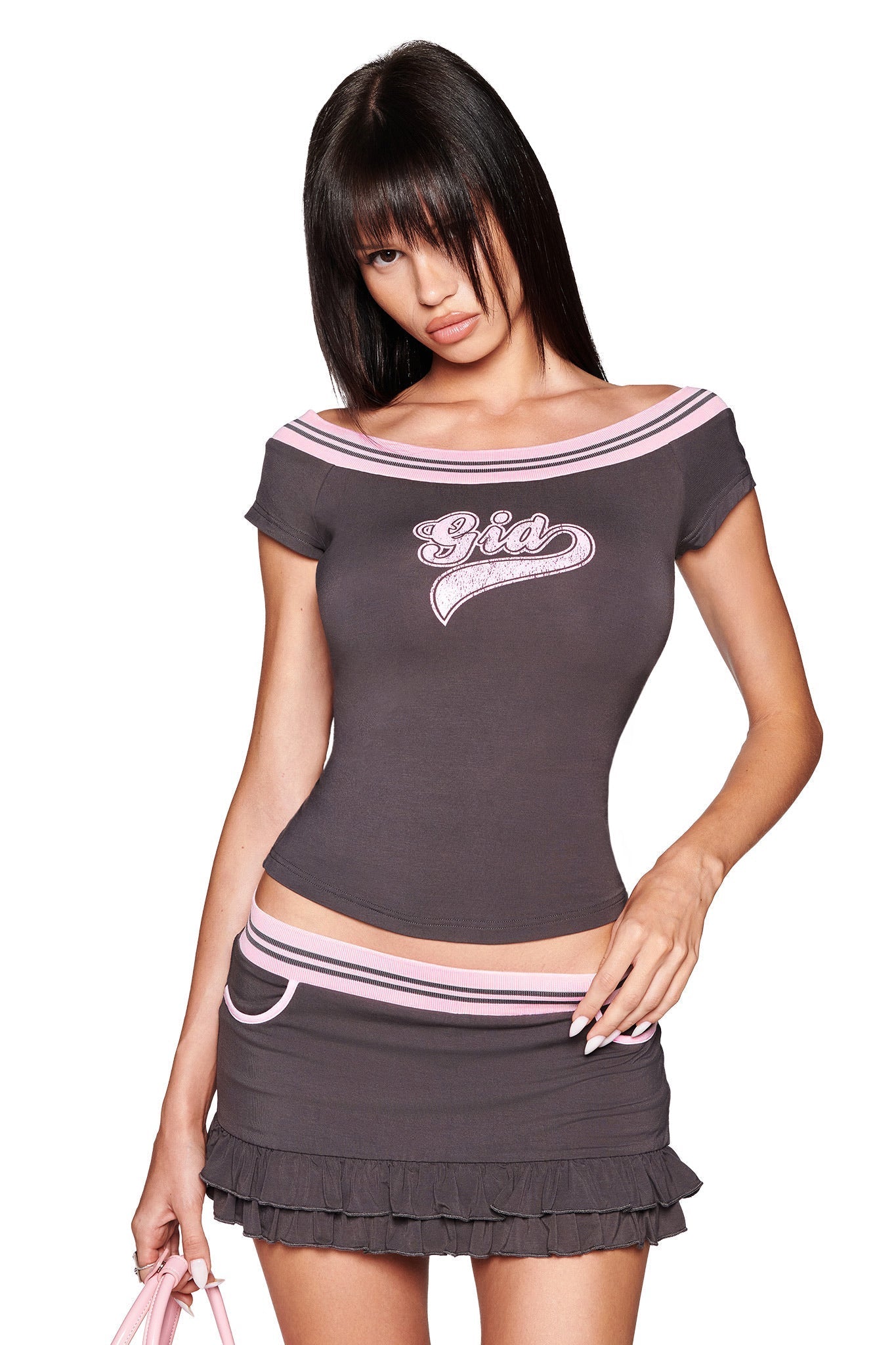 ELLIS SKORT - GREY