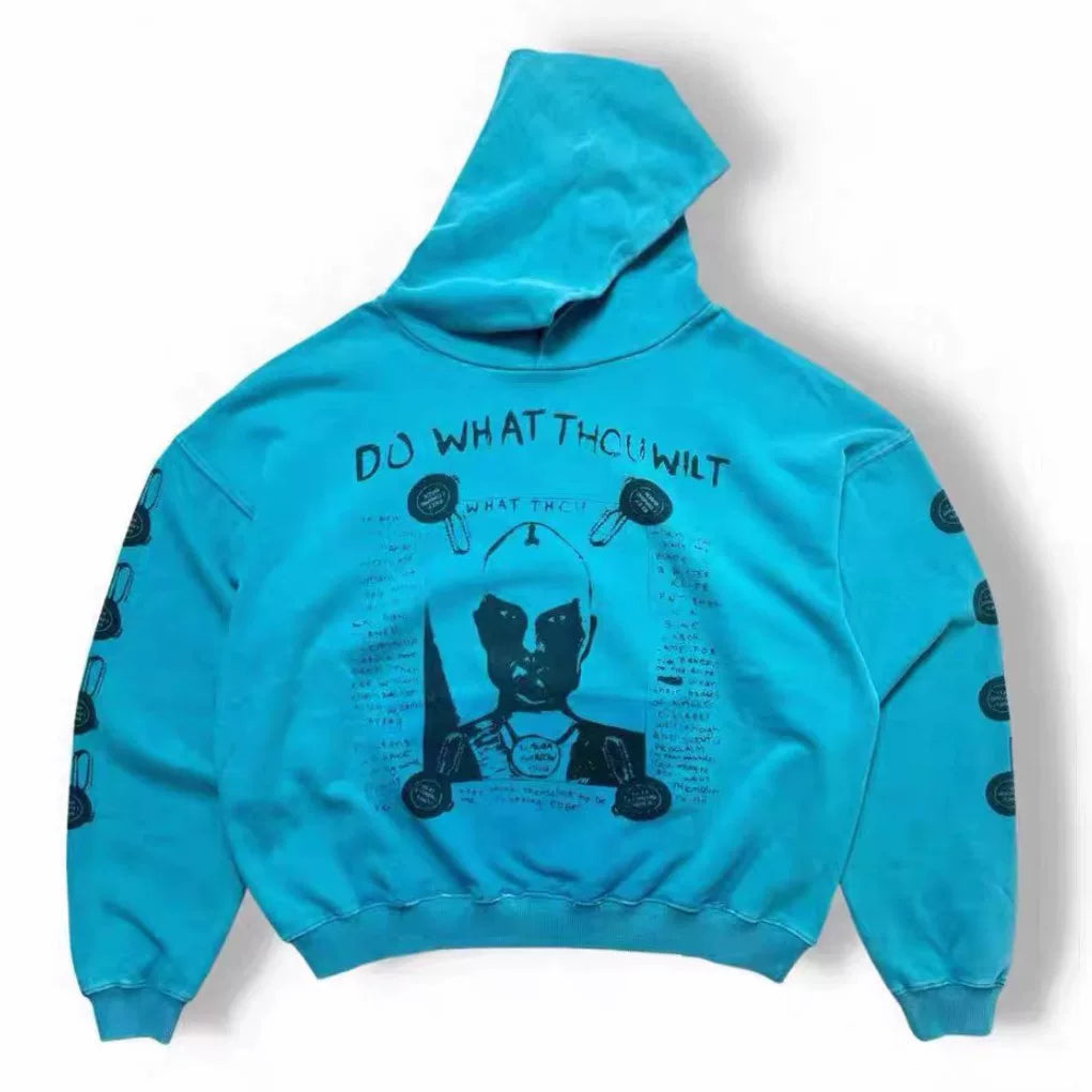 ERD's melancholic second-generation American niche leisure heavyweight wash destroys men's couples' early autumn hooded sweatshirts