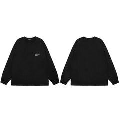 American ERD melancholy rich second-generation trendy brand cleanfit hem rolled edge long sleeved Vibe high street T-shirt couple style (9)