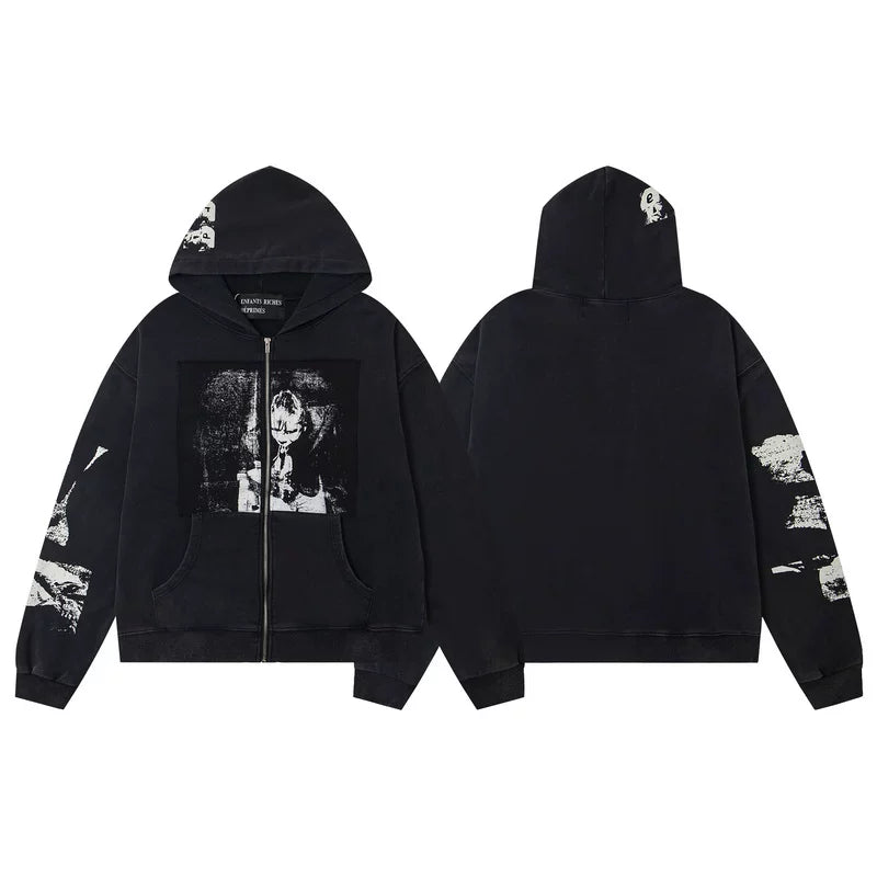 Erd hooded sweatshirt melancholic rich second-generation versatile loose hoodie trendy ins autumn/winter 2025 new European and American fashion brand (42)