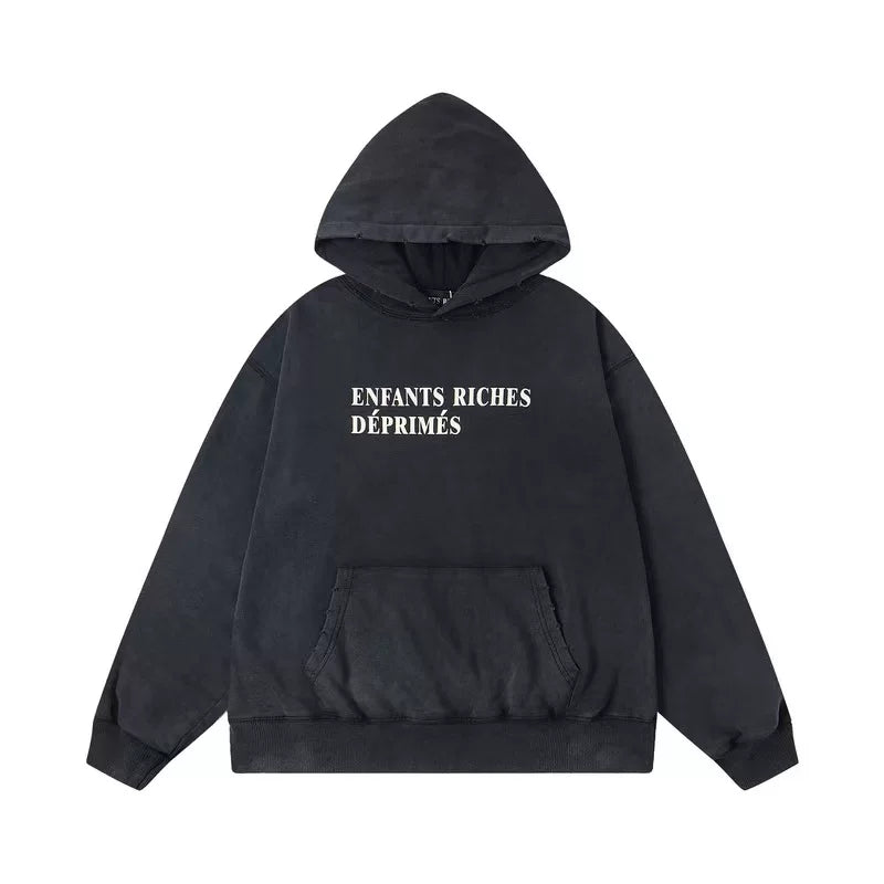 Erd hooded sweatshirt melancholic rich second-generation versatile loose hoodie trendy ins autumn/winter 2025 new European and American fashion brand (1)
