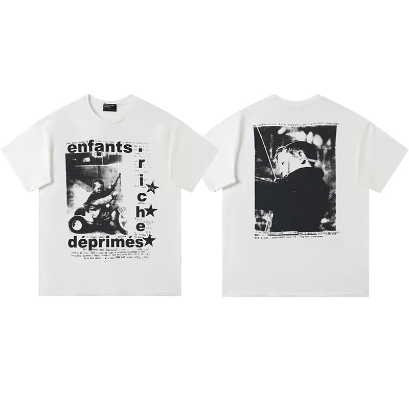 ERD melancholic rich second-generation washed old vtg short sleeved American trendy brand cleanfit heavyweight high street T-shirt for men (62)