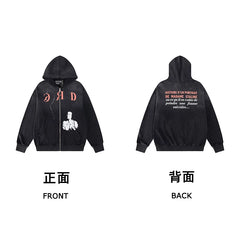Erd hooded sweatshirt melancholic rich second-generation versatile loose hoodie trendy ins autumn/winter 2025 new European and American fashion brand (60)