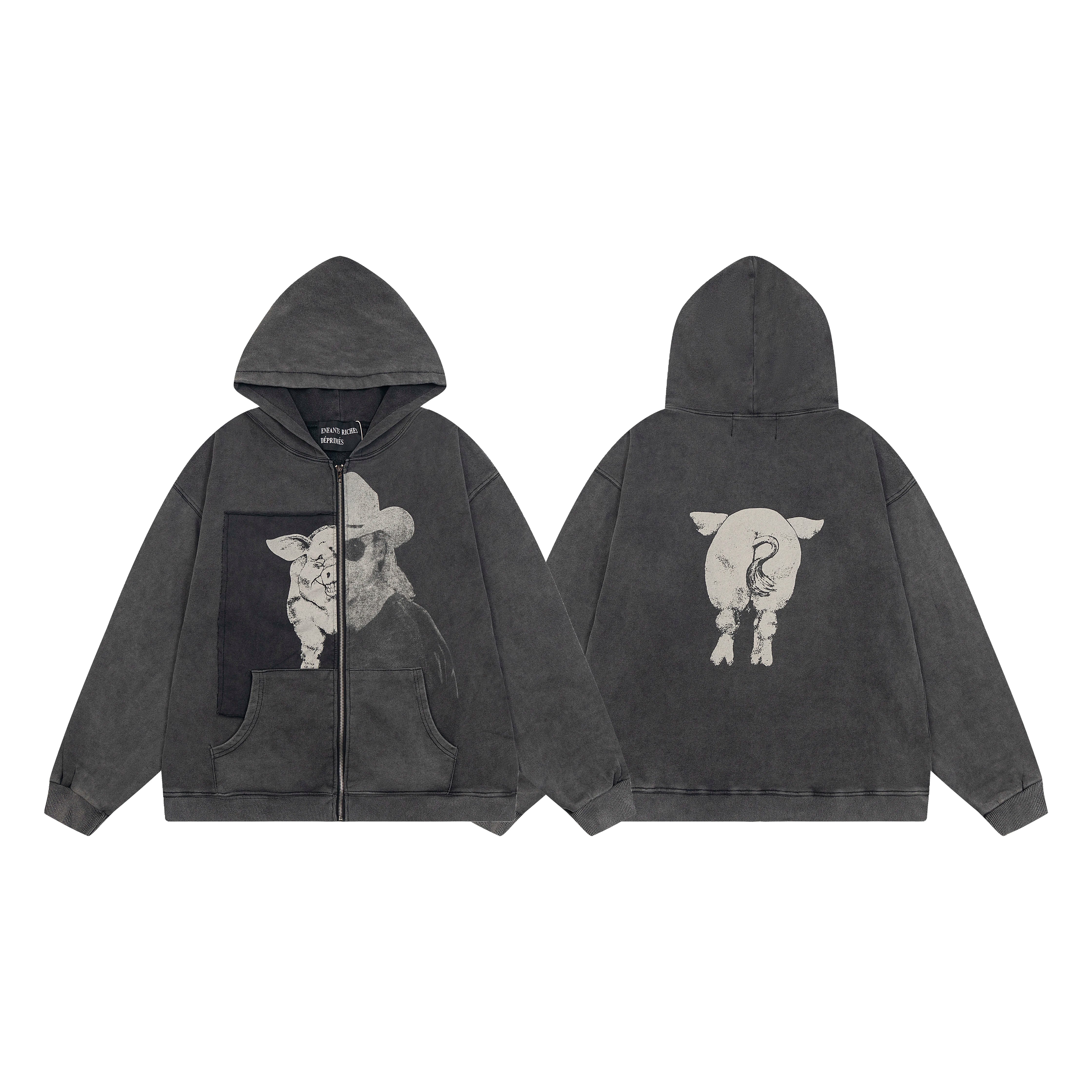 Erd hooded sweatshirt melancholic rich second-generation versatile loose hoodie trendy ins autumn/winter 2025 new European and American fashion brand (30)