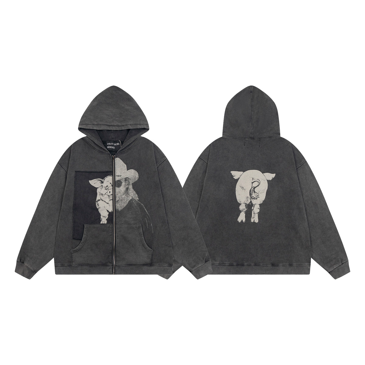 Erd hooded sweatshirt melancholic rich second-generation versatile loose hoodie trendy ins autumn/winter 2025 new European and American fashion brand (30)