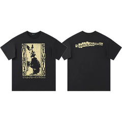 ERD melancholic rich second-generation washed old vtg short sleeved American trendy brand cleanfit heavyweight high street T-shirt for men (59)