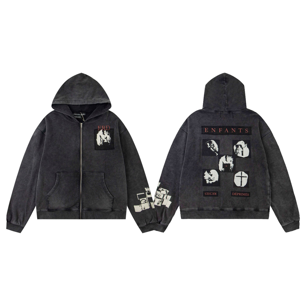 Erd hooded sweatshirt melancholic rich second-generation versatile loose hoodie trendy ins autumn/winter 2025 new European and American fashion brand (33)