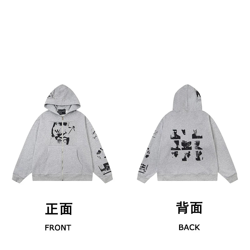 Erd hooded sweatshirt melancholic rich second-generation versatile loose hoodie trendy ins autumn/winter 2025 new European and American fashion brand (37)