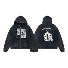 Erd hooded sweatshirt melancholic rich second-generation versatile loose hoodie trendy ins autumn/winter 2025 new European and American fashion brand (46)