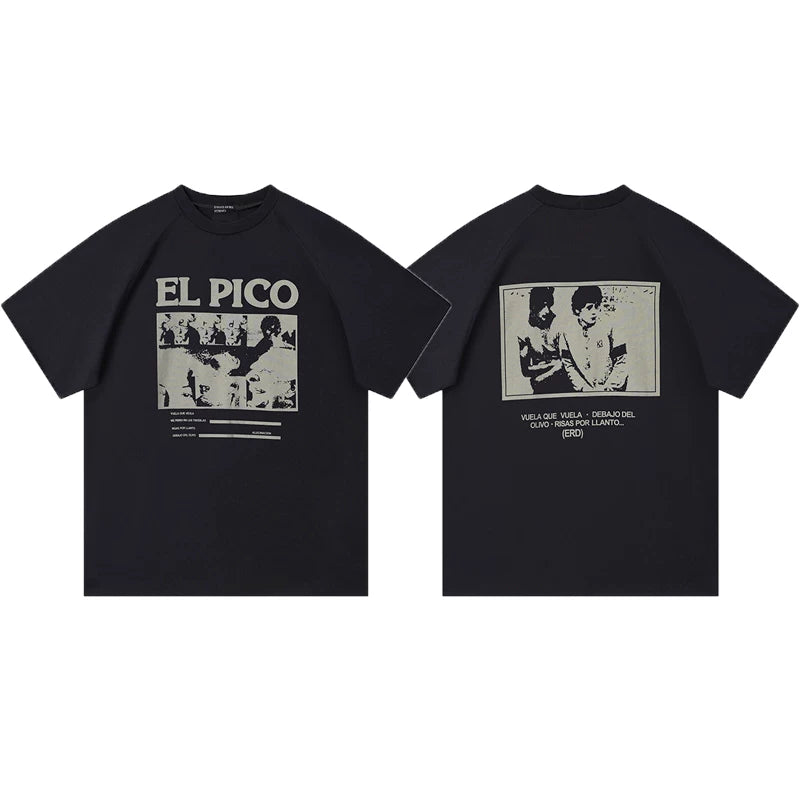 ERD melancholic rich second-generation washed old vtg short sleeved American trendy brand cleanfit heavyweight high street T-shirt for men (56)