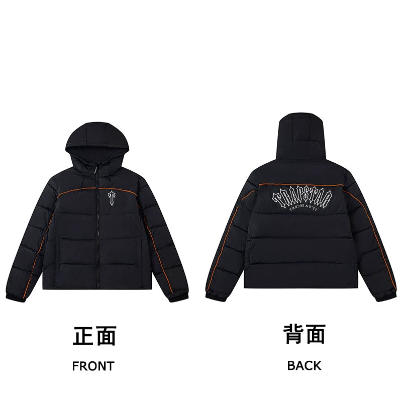 Trapstar Autumn/Winter Breadms, Cotton Robes, Warmth, Thickened Hooded Zipper, Small American Trendy Brand High Street Top, Trendy (9)