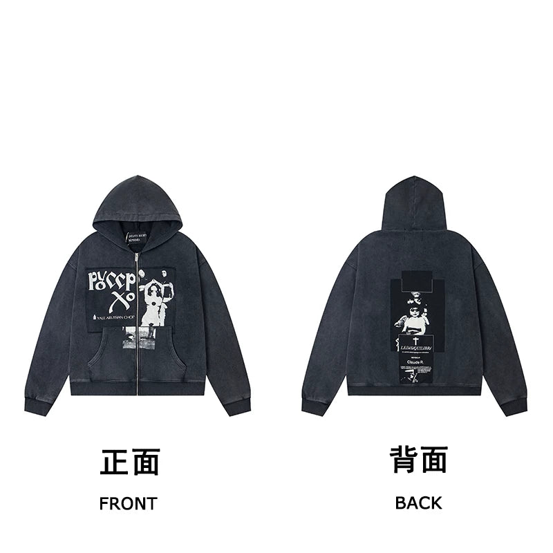 Erd hooded sweatshirt melancholic rich second-generation versatile loose hoodie trendy ins autumn/winter 2025 new European and American fashion brand (53)
