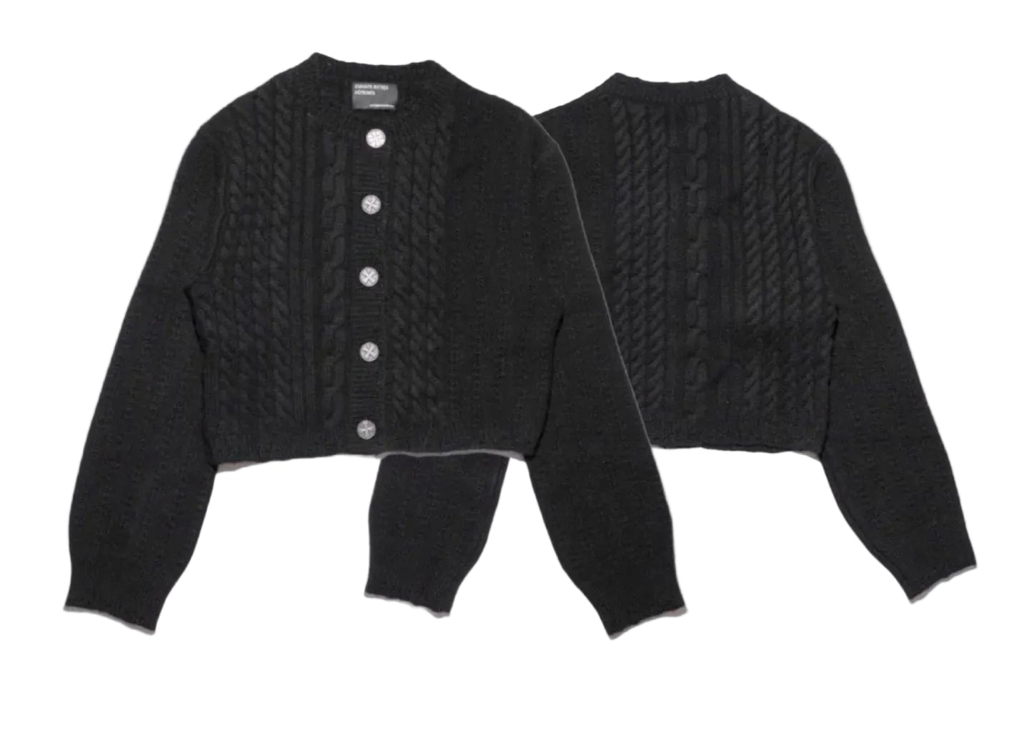 ERD's melancholic second-generation American niche cashmere blend jacket, knitted sweater, round neck men's and women's fashion (6)