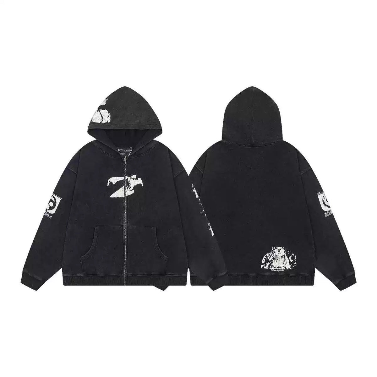 Erd hooded sweatshirt melancholic rich second-generation versatile loose hoodie trendy ins autumn/winter 2025 new European and American fashion brand (35)