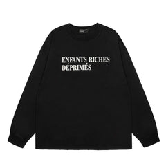American ERD melancholy rich second-generation trendy brand cleanfit hem rolled edge long sleeved Vibe high street T-shirt couple style (12)